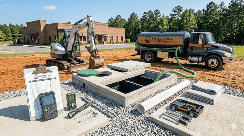 Grease trap cleaning service in Milledgeville GA