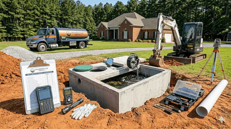 Septic inspections service in Milledgeville GA